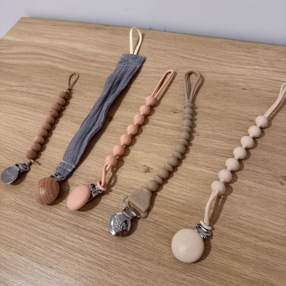 Cuddle Campus Pacifier Clips Variety